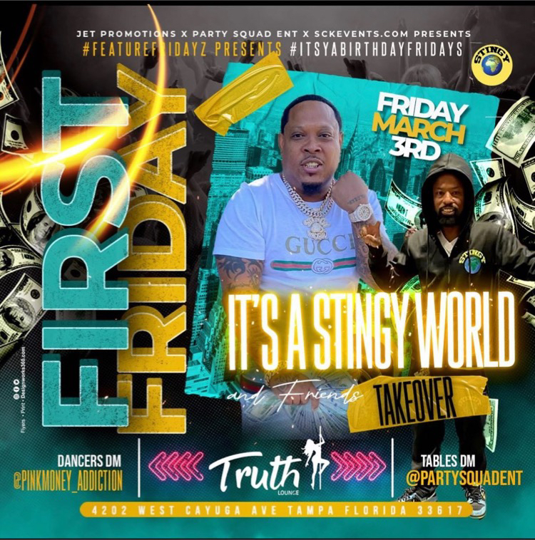 TruthLounge813's tweet photo. #FeatureFridays #ItsYaBirthdayFridays
Hottest Party in the City!
Powered by @party_squad_ent @pinkmoney_addiction @jet_promotions_4 https://t.co/jI64wSukoS
#truthlounge #truthallweek #tampa #firstfriday #tampa https://t.co/y9WbKcs2X1