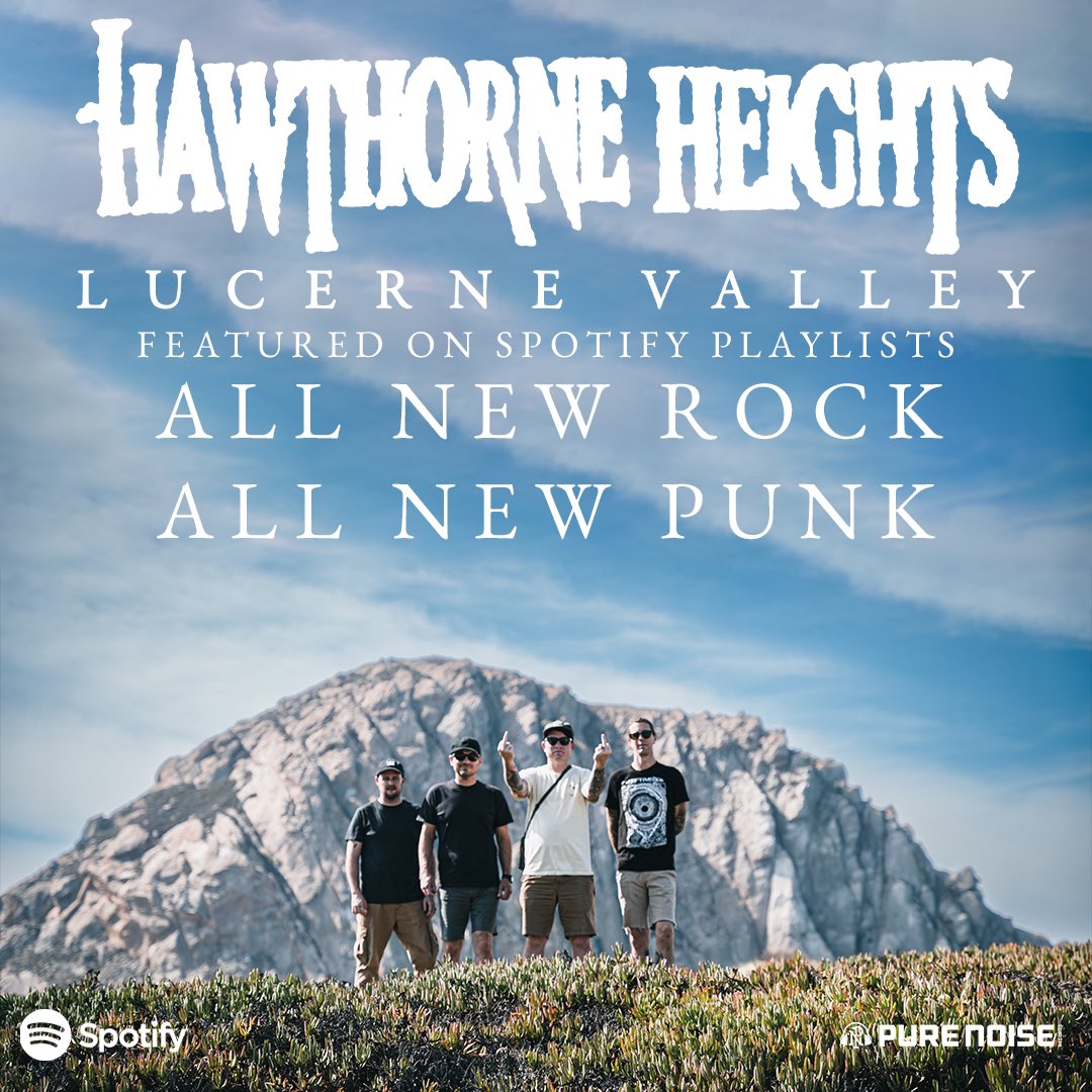 Our new song is out. 🔥 Stream it all weekend on <a href="/Spotify/">Spotify</a>’s All New Rock + All New Punk playlists! #LucerneValley 

All New Rock: spoti.fi/3IR5E2L
All New Punk: spoti.fi/41GYqHo