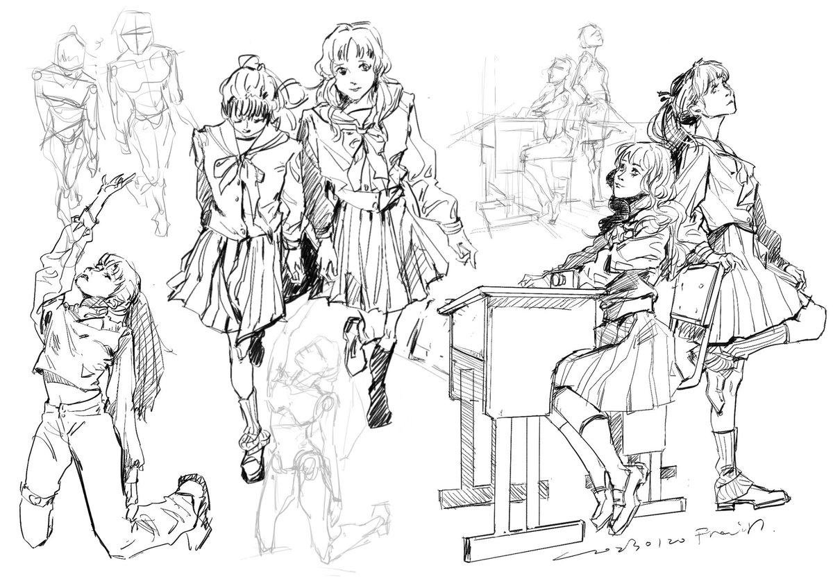 frain_antares's tweet photo. sketch sketch sketch https://t.co/s3wfKTLZG2