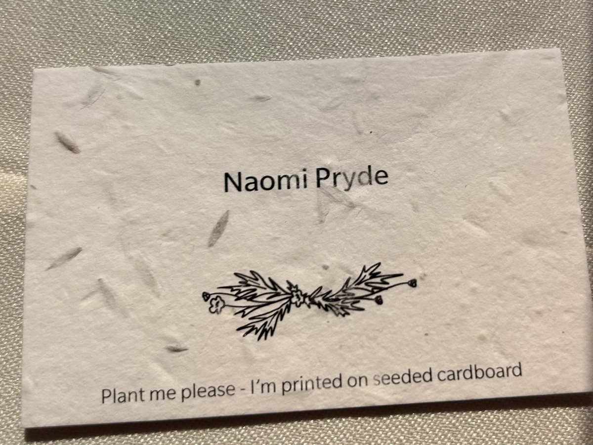 I feel incredibly proud to be a <a href="/Lawscot/">Law Society Scotland</a> Council member tonight. V impressed by the sustainable touches at the dinner, from plantable name cards to the plant based starter, locally sourced food &amp; take home table decs. It was wonderful to hear from <a href="/LawscotCharity/">Lawscot Foundation</a> recipient Jordan