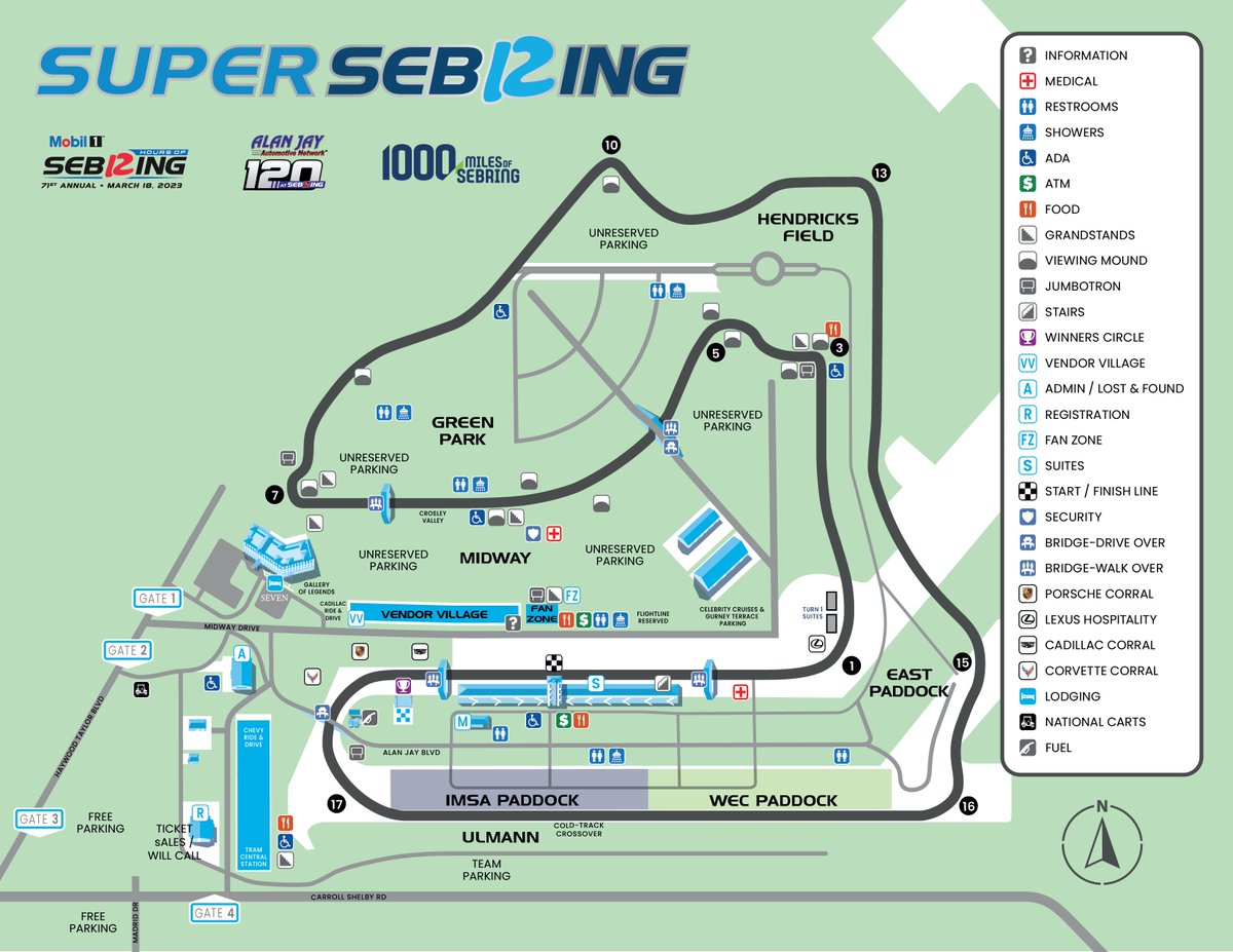 The countdown is on! Who's ready for the most iconic 4-days of your year?! #Sebring12 @IMSA