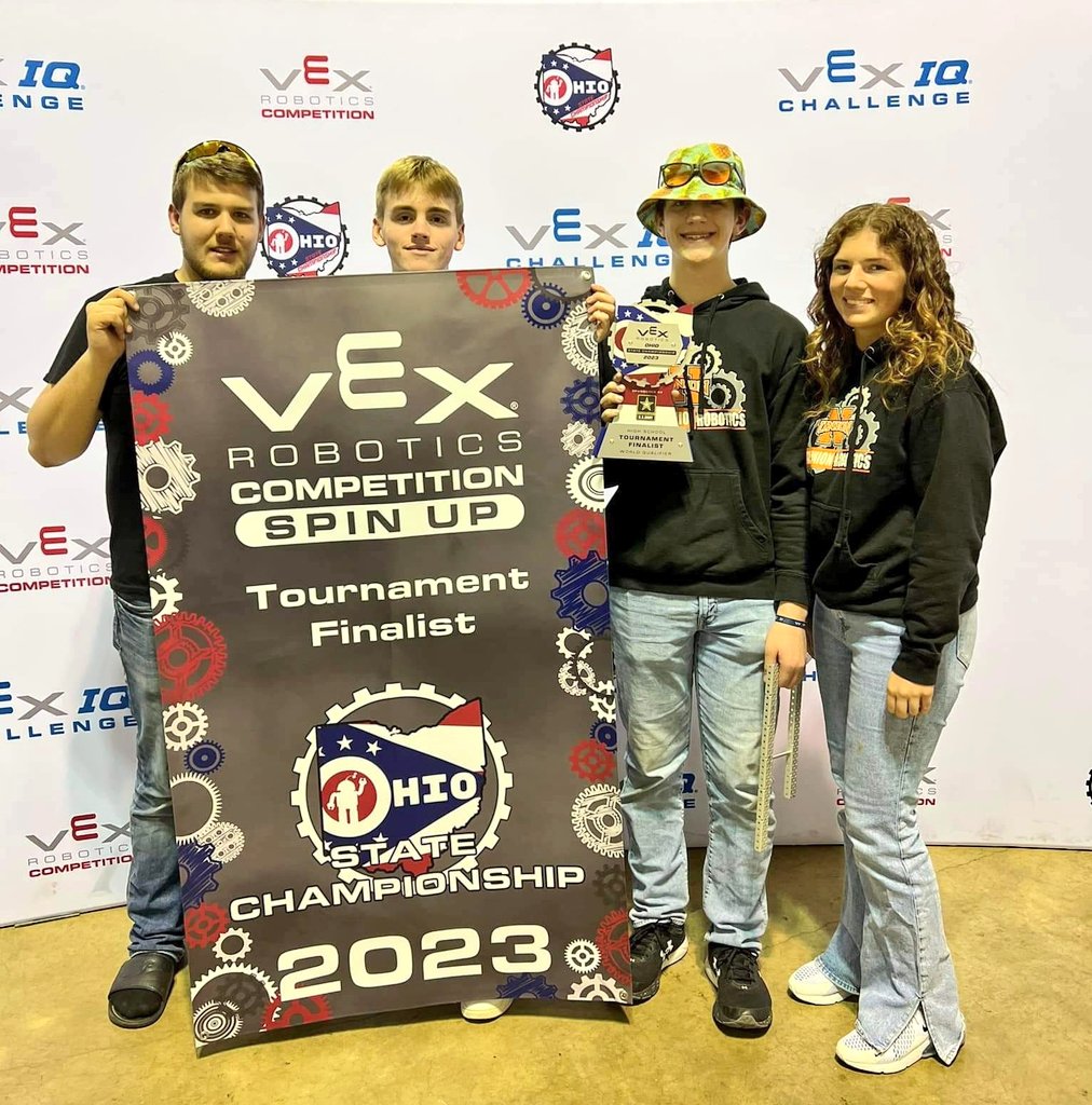 North Union Robotics (@nu_robotics) on Twitter photo STATE CHAMPIONS!
6008C wins the Ohio #VEXRobotics State Championship and the Think Award. 6008N is Tournament Finalists. Both are headed to #VEXworlds in April!
#NUpride #RECFoundation #omgrobots #roadtovexworlds <a href="/NUHS_Principal/">NUHS Principal</a> STATE CHAMPIONS!
6008C wins the Ohio #VEXRobotics State Championship and the Think Award. 6008N is Tournament Finalists. Both are headed to #VEXworlds in April!
#NUpride #RECFoundation #omgrobots #roadtovexworlds <a href="/NUHS_Principal/">NUHS Principal</a>