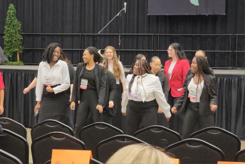 Now that the stress is over it's time to relax and have some fun before 1st General Session at <a href="/TexasFCCLA/">Texas FCCLA</a> Region II Leadership Conference.   <a href="/EMSISD_CTE/">EMSISD CTE</a> FCCLA participants cuttin' the rug. #proudadvisors <a href="/saginawhstx/">Saginaw High School</a> <a href="/boswellhs/">Boswell High School</a> <a href="/ChisholmTrailHS/">CTHS</a> <a href="/boswell_cte/">Boswell CTE</a>