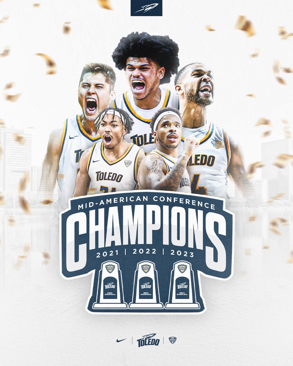 𝗛𝗜𝗦𝗧𝗢𝗥𝗬.𝗠𝗔𝗗𝗘‼️ 🏆🏆🏆

Rockets become first current <a href="/MACSports/">MACtion</a> school to win 3⃣ straight outright MAC titles‼️

FINAL SCORE: Toledo 87, Ball State 81
#TeamToledo #OnlyUs 🚀🏀👋👋