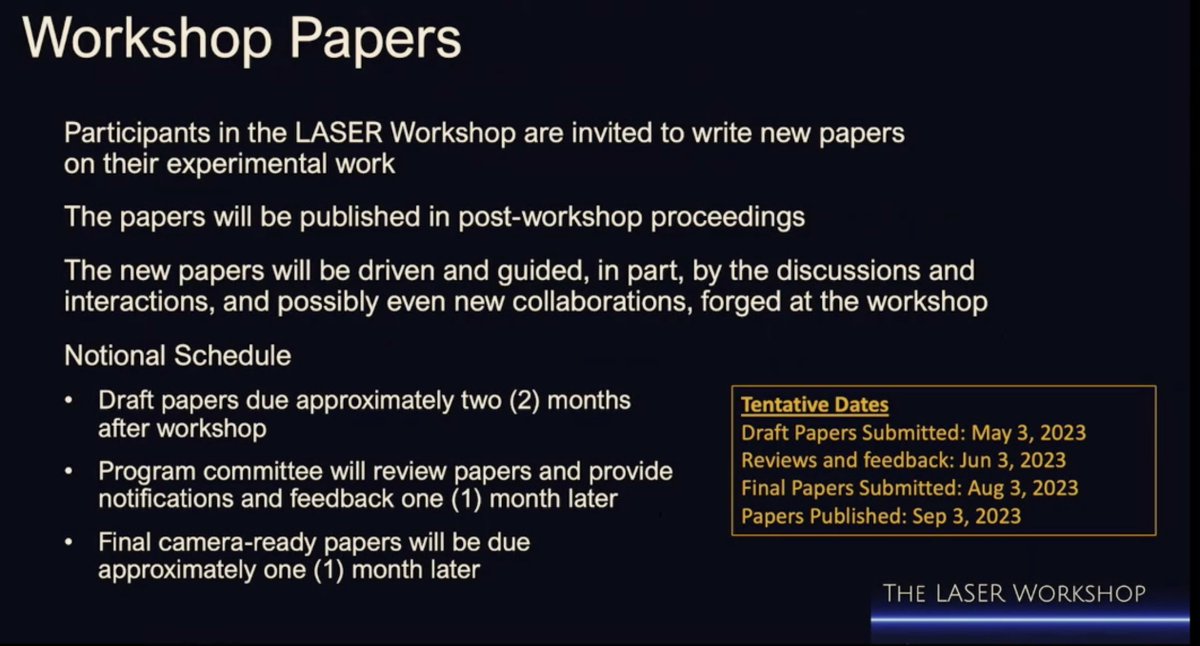 Dave Balenson (<a href="/dbxyzzy/">-DB</a>) is closing out this year's LASER <a href="/NDSS/">National Down Syndrome Society</a>. What a great set of talks. All LASER speakers are invited to submit a paper based on the workshop for publication. #LASER2023
