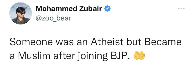 xBharat's tweet photo. Hey @zoo_bear - are you wolf whistling your STSJ gang to punish @khushsundar according to Sharia📗?? 
Bharat is a land where it’s people are allowed to practice or leave religion to their wish, got it #Puncturechaap !! https://t.co/NZIcRaZ8qi