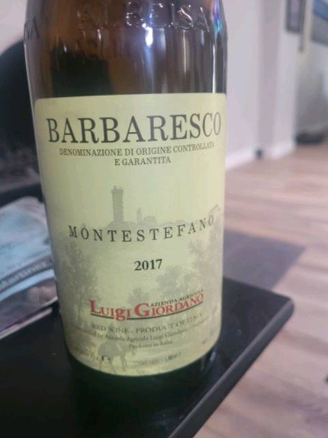 Mushrooms, underlying raspberry dry dusty aromas. Palat…. Wine from Luigi Giordano via Vivino: vivino.com/wines/157440262