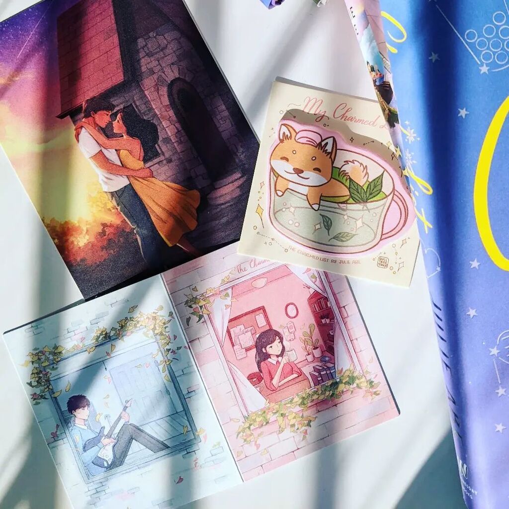 🍵 giveaway! The Charmed List art prints + mochi sticky pads 🍵

The Charmed List is my first YA book, a contemporary romance set in our current world—but it has a magical side to it. Imagine a whimsical, charming Sabrina the Teenage Witch meets Jenny … instagr.am/p/CpWL-FHPKzm/