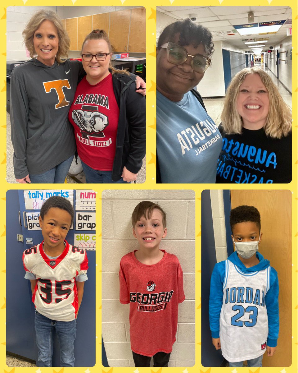 MsMcKinney23's tweet photo. “Reading Will Take You Anywhere”
Thank you to everyone who came to @OrrsElementary school wearing their favorite college shirt!! 🥰📚❤️💕📚🥰#ReadAcrossAmericaWeek2023 #EngineeringExcellence #bookjoy https://t.co/Er5zk2Y7mm