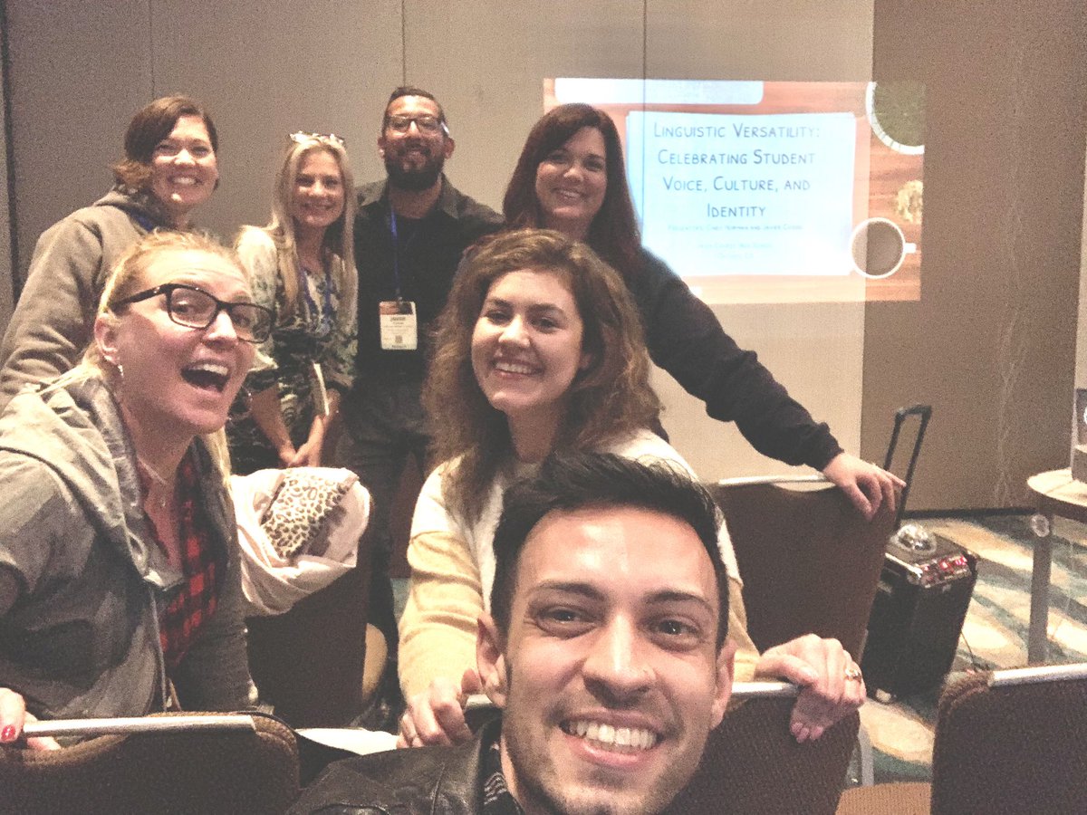 MissMarquez4CHS's tweet image. Thank you to the fabulous Cindy and Javier for sharing their classroom practices with us! Engaging students and letting their cultural wealth shine 🤭🌟✍🏼 #Chaffey representing at #CATE2023 @s_roozeboom @ChaffeyWork @ChaffeyHSTigers