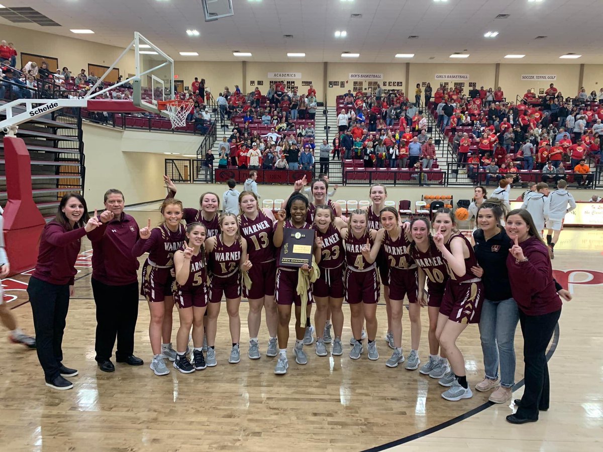 Congratulations to the Warner Lady Eagles Basketball team for beating #1 ranked Dale and punching their ticket to State! <a href="/EaglesWarner/">Warner Lady Eagles Basketball</a>