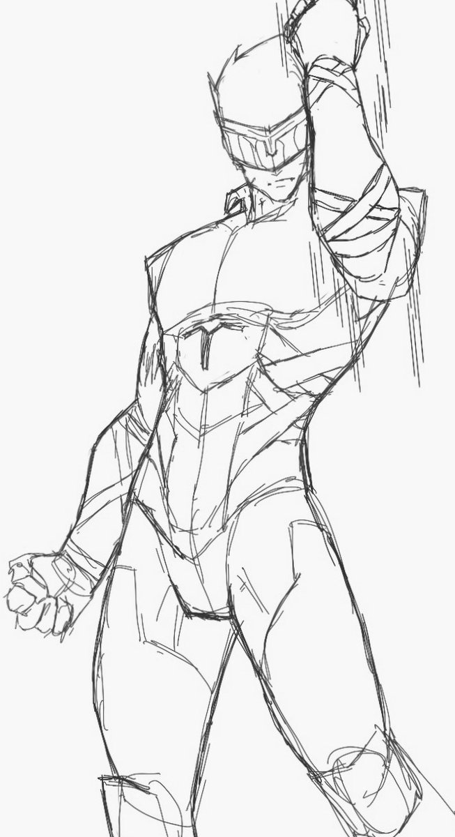 ntsketch's tweet photo. A little preview of something coming soon.

Gonna be juggling this and my last commission for now. 
Contenders... Prepare! https://t.co/bMzbePz8Sv