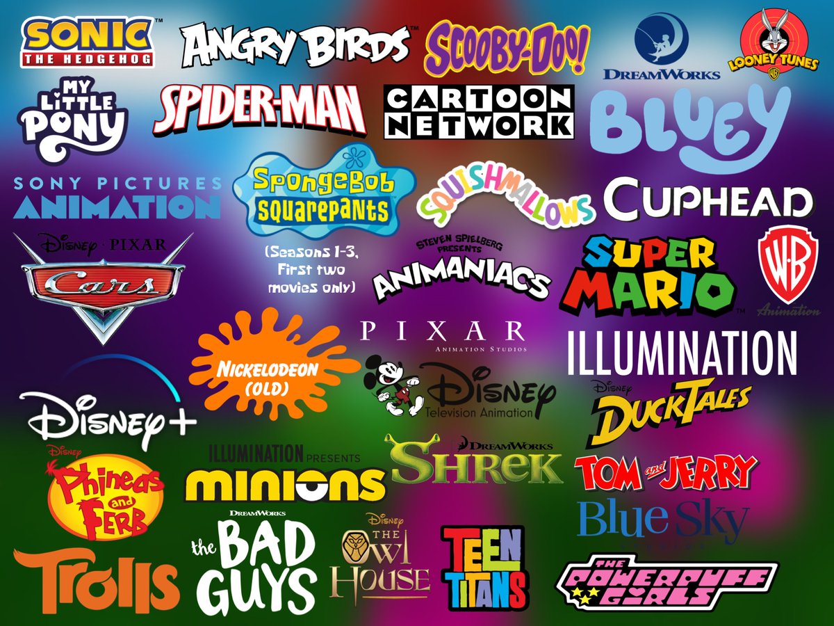 #Multifandom updated #sonicthehedgehog #angrybirds #scoobydoo #dreamworks #looneytunes #mylittlepony #spiderman #cartoonnetwork #bluey #sonypicturesanimation #spongebobsquarepants #squishmallows #cuphead #pixarcars #animaniacs #supermario #warnerbrosanimation