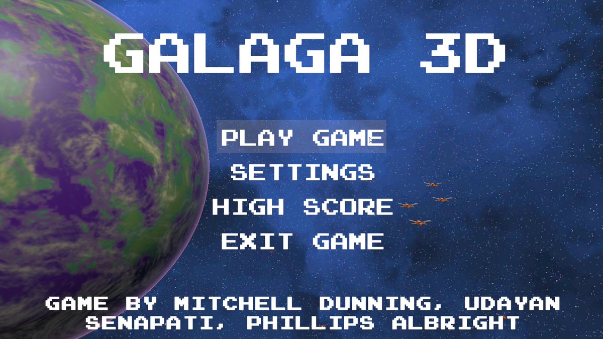 VGDCatNCSU's tweet photo. Hey, #ncsu!

This #FlashbackFriday, we're happy to share Asteroids 3D!

Asteroids 3D is a 3D reimagining of Galaga where you try to survive through as many waves of attacking enemy ships as possible to beat your high score. https://t.co/h838hJPG9Z