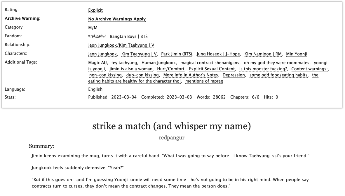 bangtanmademe's tweet photo. strike a match (and whisper my name)
✨taekook au
✨28k, complete
✨roommates taekook
✨fey taehyung, human jungkook

https://t.co/Lbeam33cCk https://t.co/dEKGKtMyfw