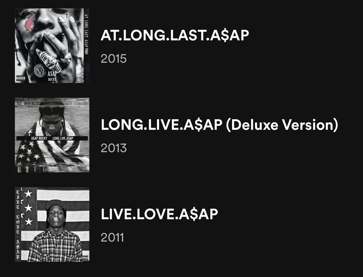 Is this really the greatest 3 album run of all time? It might be 😭 #rapmusic #hiphop <a href="/asvpxrocky/">LORD FLACKO JODYE II</a>