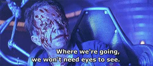 "I created the Event Horizon to reach the stars, but she's gone much, much farther than that. She tore a hole in our universe, a gateway to another dimension. A dimension of pure chaos." #eventhorizon #horror