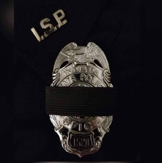 Our hearts with the family of Master Trooper Bailey, his family and his brothers and sisters at the Indiana State Police.