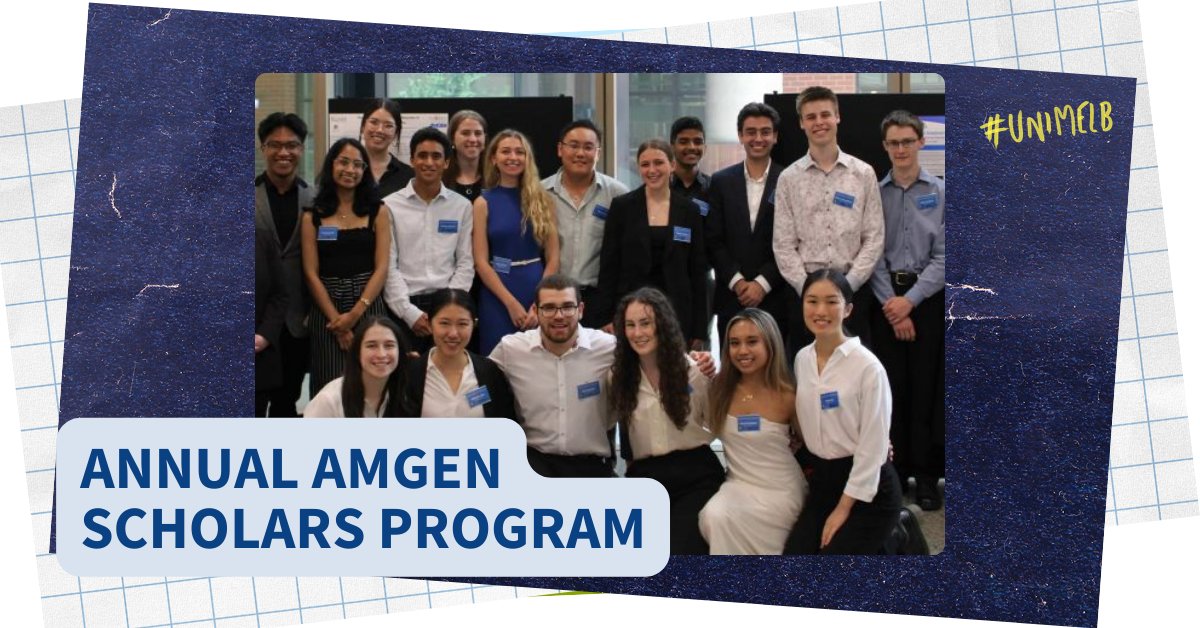 Budding scientists across Australia have gained hands-on experience working in research laboratories as part of the annual <a href="/AmgenFoundation/">Amgen Foundation</a> Scholars Program - an intensive summer program fostering the next generation of biomedical &amp; biotech innovators → unimelb.me/3KSlop1