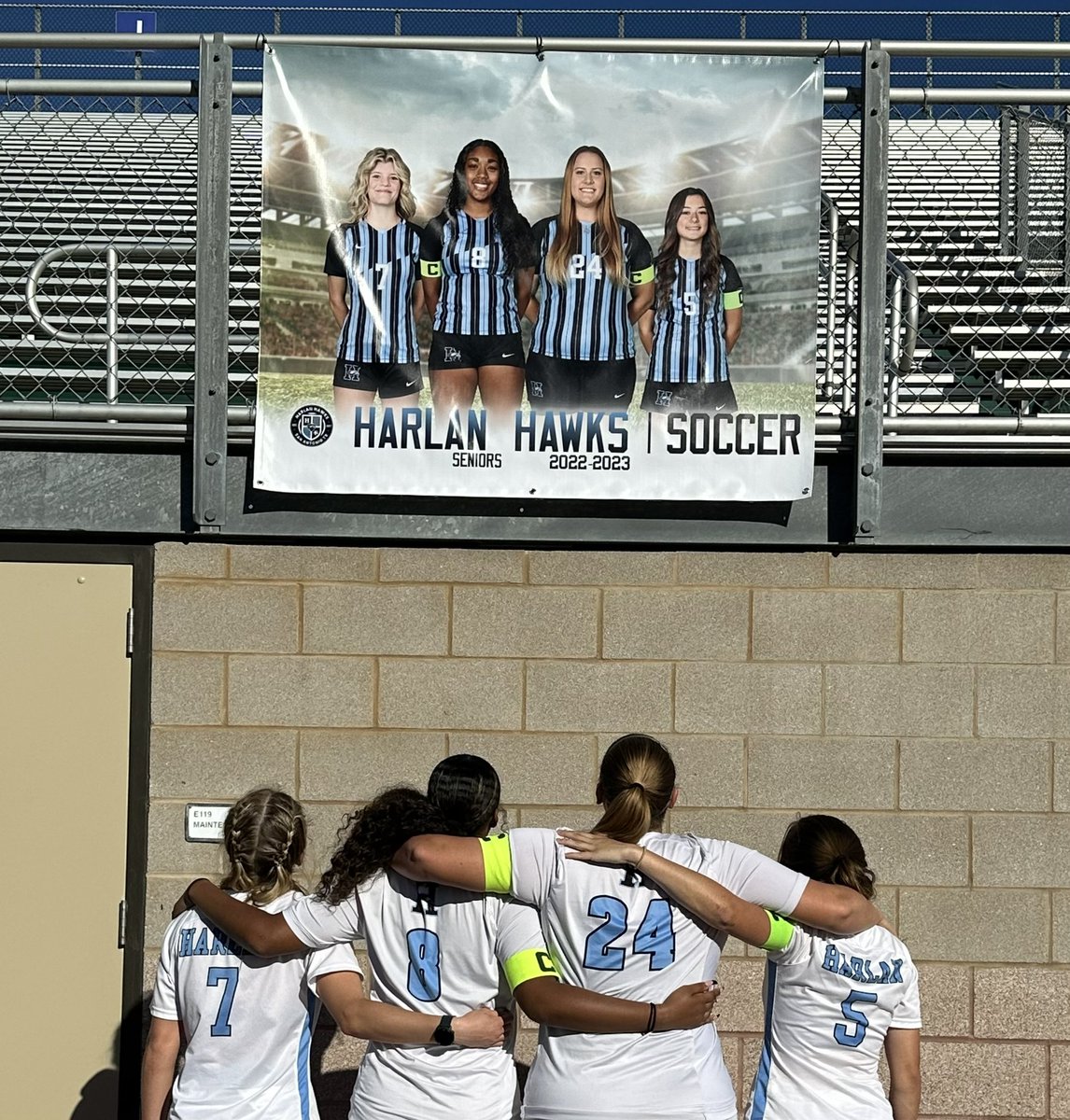 Senior Night ends with an EXCLAMATION out at Farris! Our Hawks edge out an exciting 3-2 win over Holmes. Goals by Kinley (2) &amp; Laila; 2 assists by Cheyenne (2). 

We 🫶🏼 our seniors!