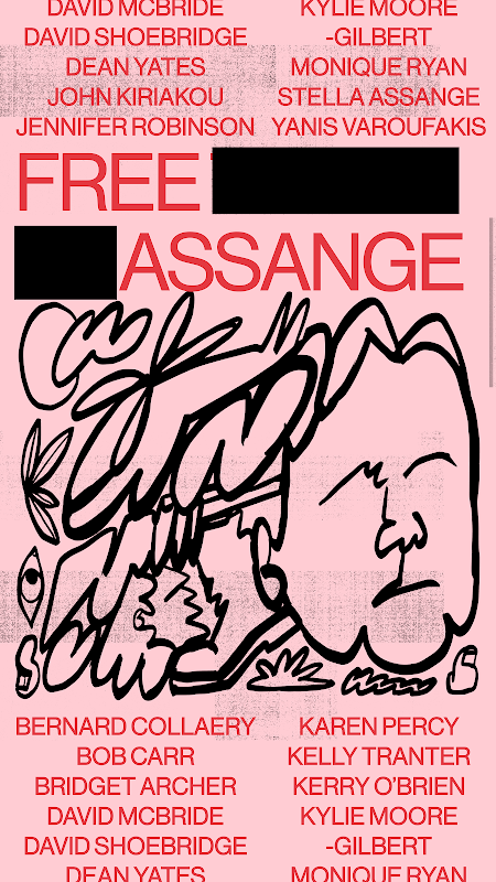 wikileaks's tweet photo. The Belmarsh Tribunal #BelmarshTribunal Live from Sydney - the case for freeing Julian Assange - who faces a 175 year sentence if extradited for his truthful publishing #FreeAssangeNOW

Today at 8am GMT/ 3am EST/ 7pm AEDT (March 4)
Watch Live:  https://t.co/sQsIEwlm9C https://t.co/XrgJ3FcxDQ