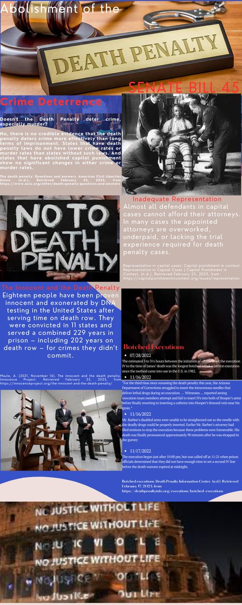 Motts5525's tweet photo. Abolishment of Death Penalty Senate Bill 45. NASW upholds the Dignity and Worth of the Person. Social workers seek to amplify client opportunities for change and resolve conflicts. #WKUsiciolworkpolicy 
@KYHarperAngel https://t.co/EqiuyyKClw