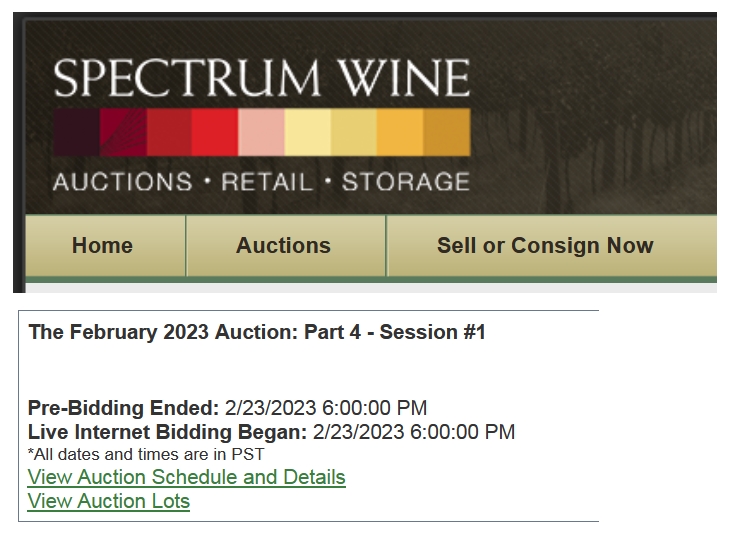 networkwine1's tweet photo. Spectrum Wine Auctions 2023-02-24 Mommessin Clos de Tart 2007 smashes all records - https://t.co/RJNzJiFDWs https://t.co/6V62jmOKax