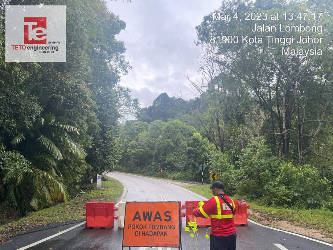 𝐍𝐎𝐓𝐈𝐒 𝐇𝐄𝐁𝐀𝐇𝐀𝐍🚩

04. 03.0 2023 | SABTU

PENUTUPAN SEMENTARA LALUAN J171 JALAN LOMBONG ( JALAN KE WATERFALL) KOTA TINGGI, JOHOR KEPADA SEMUA JENIS KENDERAAN.

JKR Kota Tinggi
TETO Engineering Sdn Bhd