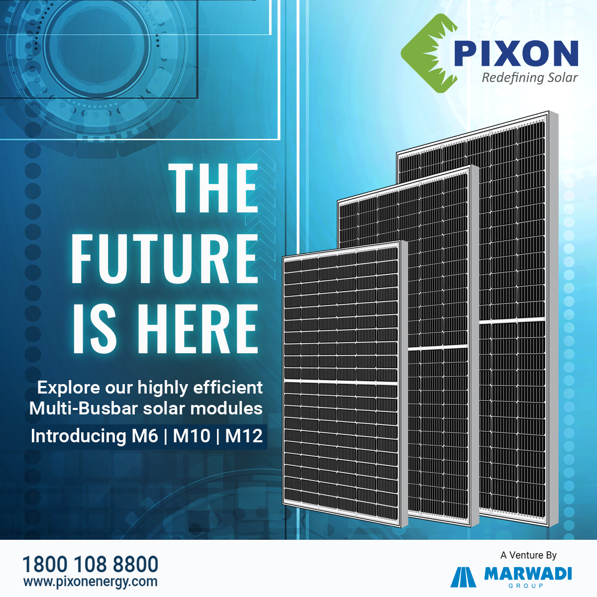 Discover Multibusbar Modules for Highest Efficiency and Superior Power Output.

#solarenergy #technology #advancements #pixon #renewableenergy #innovation #pvmodule #mbb