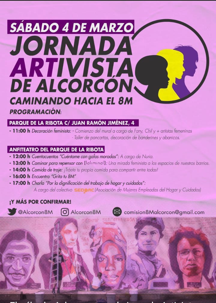 Alcorcon8M's tweet photo. Hoy no te lo puedes perder!!! Te esperamos!!! https://t.co/N89Wb8efsO