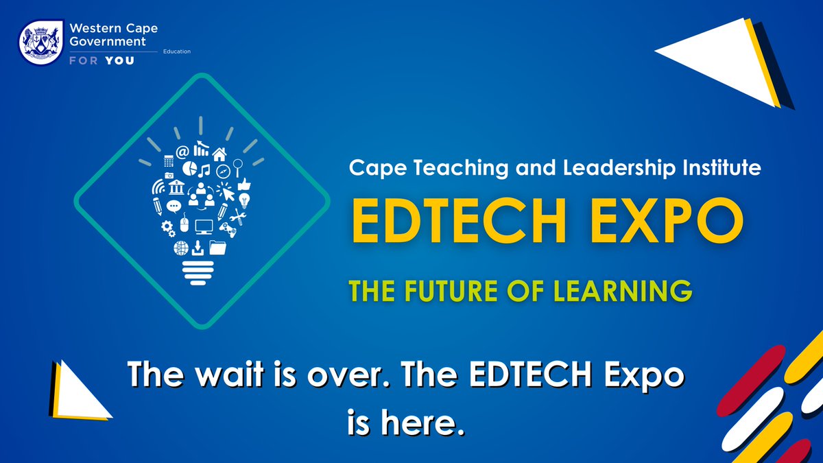 WCED_CTLI's tweet photo. THE DAY IS HERE!

The Cape Teaching and Leadership is excited to see you all at the #EdTechExpo

@WCEDnews 
@teachingconnect https://t.co/0WQ7r3xLNY