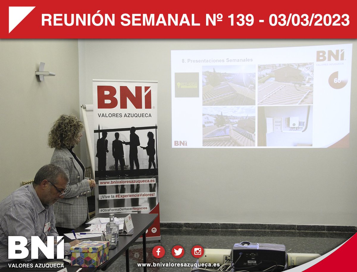 BniValoresAzu's tweet photo. #ReuniónSemanal

Comenzamos marzo con muchas ganas de continuar trabajando para hacer crecer el Grupo y nuestros negocios gracias al #networking por #referencias

▶https://t.co/poRx17cjOu

🌟¡Vive la #ExperienciaValores!🌟
#SéValores #NetworkingAzuqueca
#OtraFormaDeHacerNegocios https://t.co/j9GlUy47PE