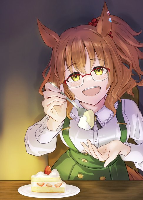 はい、あーんしてください!#ウマ娘 #アストンマーチャン 