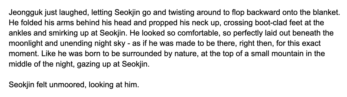 bangtanboops's tweet photo. remember when i said this was supposed to be enemies 2 lovers lol
#fridayfic #fic #wip #IntoTheFlame https://t.co/Qu1G6Y0i63