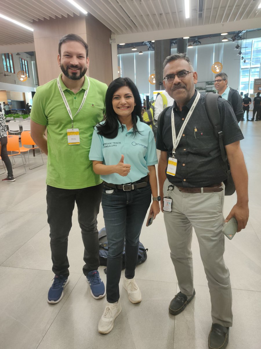 RahulRaviJha's tweet image. It was quite motivational to meet SVP and MD @gangadharansind
@sitBLR #sitBLR #sapcommunity #saplabs