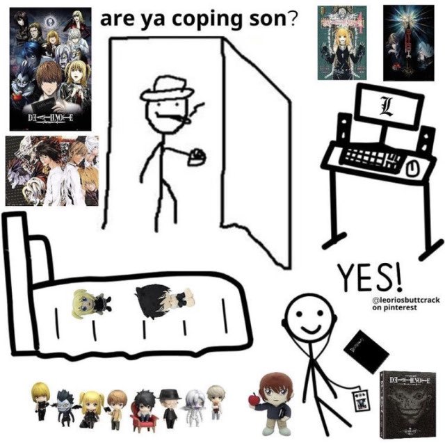 bbxkira's tweet photo. my Death Note figure and merch collection :3 (i since reorganized this and bought more things not shown) I havenβt taken a recent pic π¬#DeathNote #collection #anime #animefigure #deathnotemerch #deathnotefigure #γγΉγγΌγ https://t.co/4rZ5P1V7jx