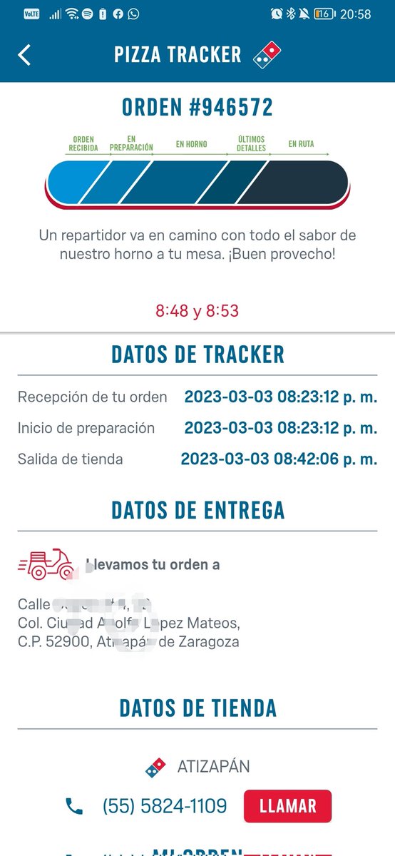 addyfrm's tweet photo. Me cagas @dominosmx. Siempre que hago el pago en linea curiosamente no llega el pedido a tiempo y se excusan en que "ya está pagado para no hacer válida la garantía de los 30 minutos. https://t.co/viCRBbYI7Y