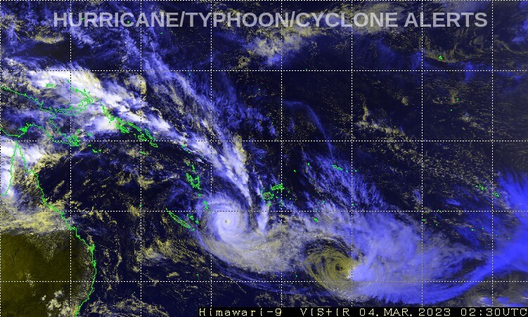 GlobalCyclones's tweet photo. #VANUATU:
- #96P  #16P #Invest96P #09F #Fiji #NewCaledonia #Erromango #Tanna #Samoa #Tafea  #AmericanSamoa #Kevin #CycloneKevin #TropicalCycloneKevin #TCKevin #Tonga #NewZealand #PortVila 
- BLOG/MAPS/SATELLITES:
https://t.co/BUDIrgDsl6 https://t.co/GIA28JdKT6