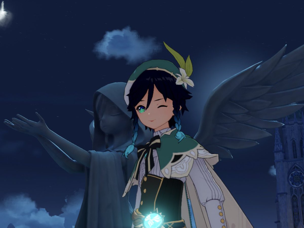 xGouseru's tweet photo. Happy Windblume festival! https://t.co/IPxB38tYov
