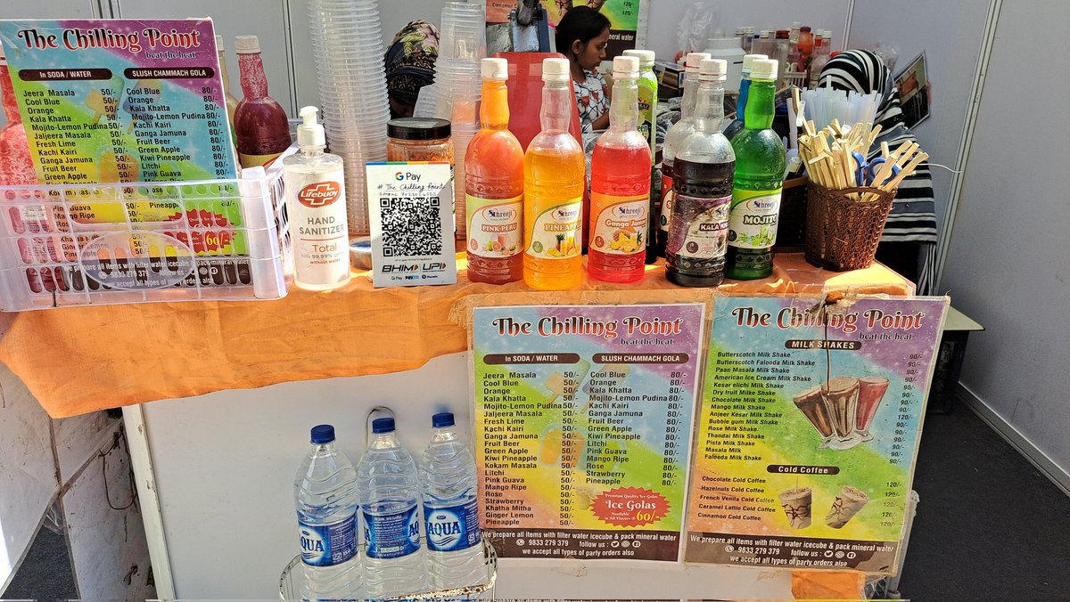 ChillingPoint1's tweet photo. do Visit our stall at today's event 4march
, fun fair & food #exhibition at Vardhman park , #Miraroad
from 2.30pm to 10pm
do enjoy our ice Candy #Gola, MilkShakes, coldcoffee, Slush, Flavoured Soda....
only at #TheChillingPoint https://t.co/NwnI6aslSD