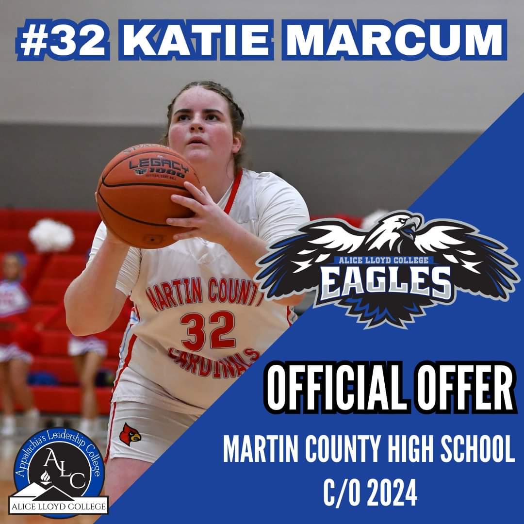 2024 Post <a href="/katie_marcum_32/">Katie Marcum</a> of Martin Co picks up her first offer from Alice Lloyd!  Congrats young lady!