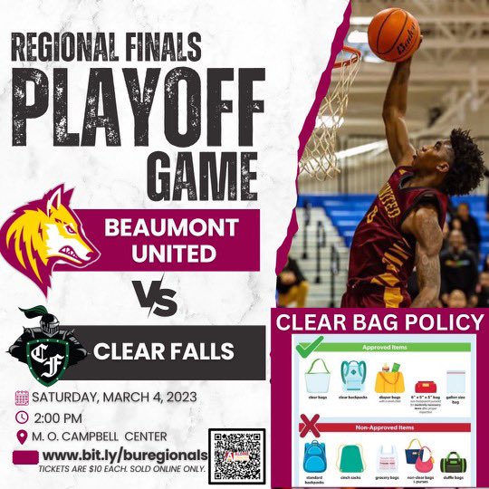BeaumontISD's tweet photo. Here’s your FINAL!!!
BU 54
Jordan 39
BU moves on to play Clear Falls tomorrow at 2 pm!
#GoBU
#BMTISDProud
#ThreePeatLoading
#AllWeDoIsWin https://t.co/9omMHjGM2K