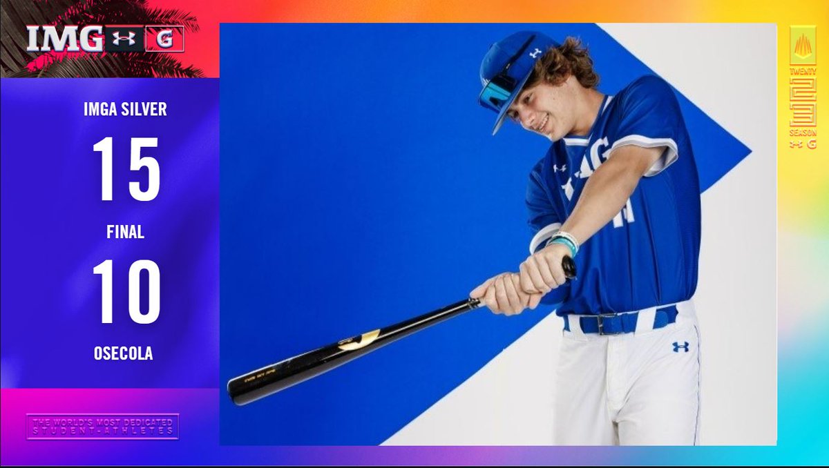 IMG Silver fights off a late surge to beat Osceola tonight 15-10 at IMG Academy. <a href="/LSUbaseball/">LSU Baseball</a> commit Parker Loew hits his first HR of the season to pace the offense. Iker Ramirez goes 2-4 on the day driving in 3 runs.