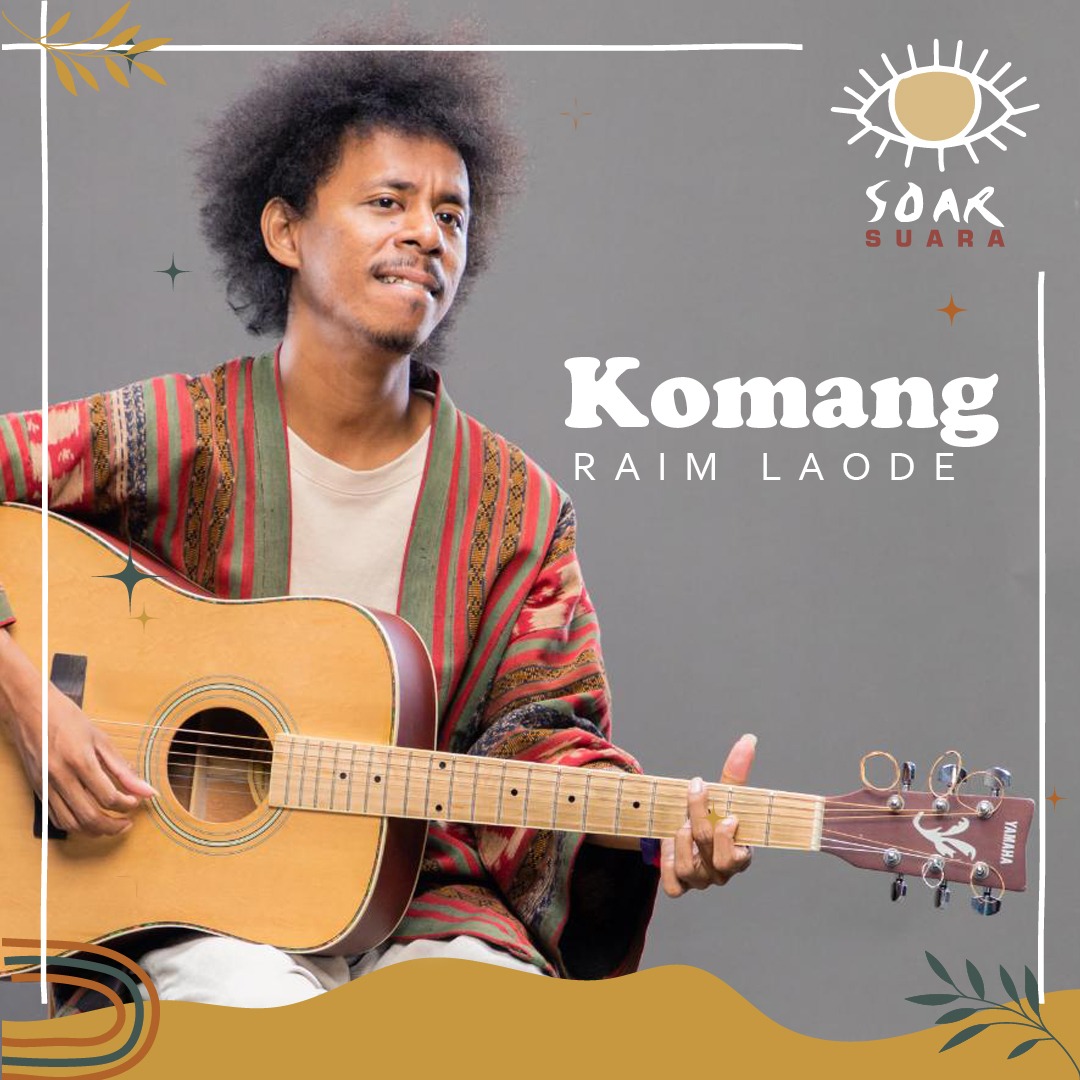 SOARsuara's tweet photo. Siapa disini yang lagi sering banget dengerin lagunya 
@RaimLaOde berjudul "KOMANG".!!

 #soarsuara #infokonser #infomusik #inforeleasan #musikindonesia #musikindie #bandindie #indiedance #livekonser #indiedancemusic #konser https://t.co/DQZcosrQPk