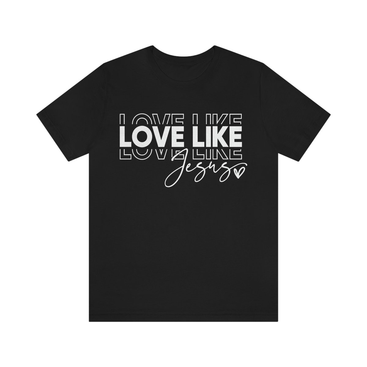 Excited to share the latest addition to my #etsy shop: Love like Jesus tShirt, Religious Shirt, Church Outfit, Prayer Shirt, God Lover Shirt, Christian Gift etsy.me/3Ylg2Wg #shortsleeve #christian #religious #momgift #friendgift #lovelikejesus #prayer #cross #g