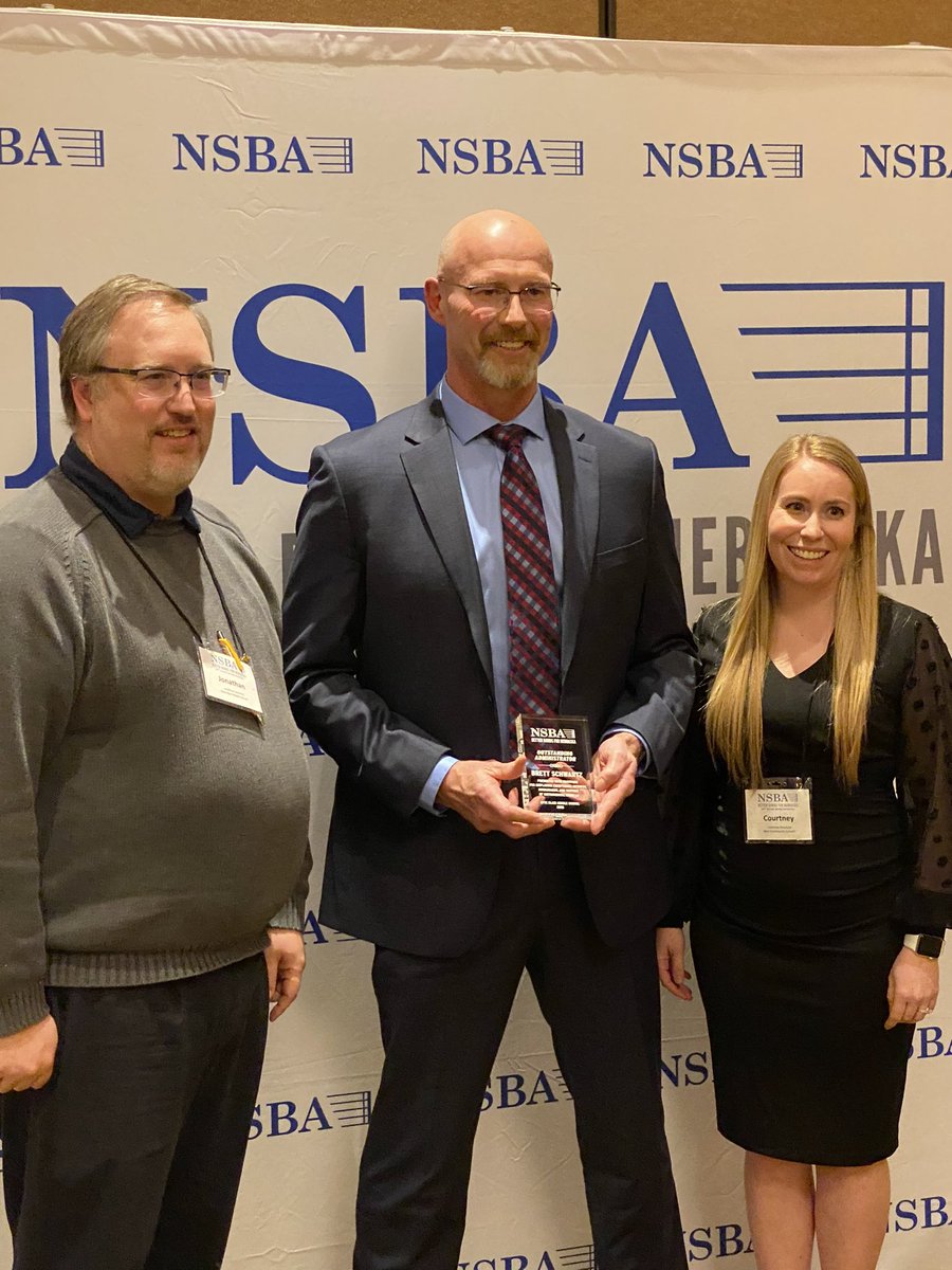 Congratulations, Mr. Schwartz! Our NSBA Outstanding Administrator     🎶 🎤 🎺 🥁🎵🎷