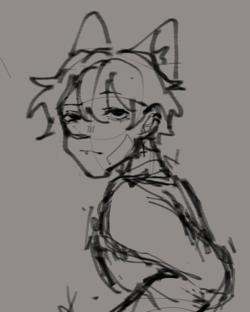 geistraiz's tweet photo. Persona skebs + a pose #geistdraws https://t.co/FvG1HbVdmC