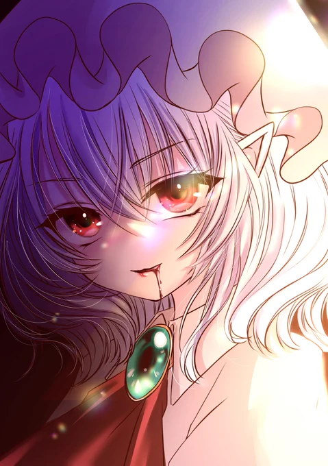 レミリアお嬢様٩(ˊᗜˋ*)وデジタル練習中!#東方Project 