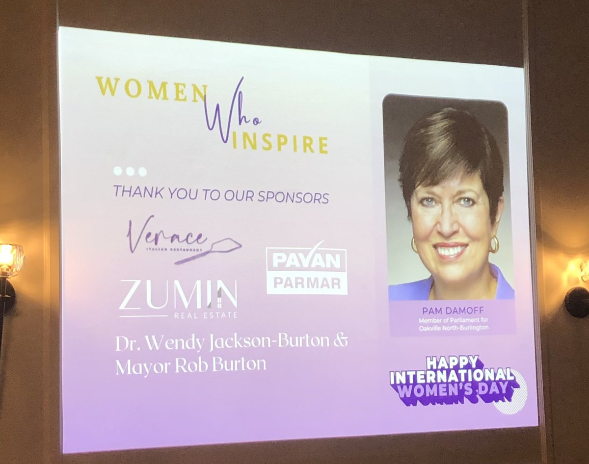 TrusteeJoanna's tweet photo. Thank you @pavparmar7 for hosting the annual Women’s Day Event - Women who Inspire. It was great to see @PamDamoff again…and SO great to see YOU! It was also lovely to catch up with Dr. Wendy Jackson-Burton and Mayor Burton. All the very best to all the women @townofoakville https://t.co/4OdFvb8r7L