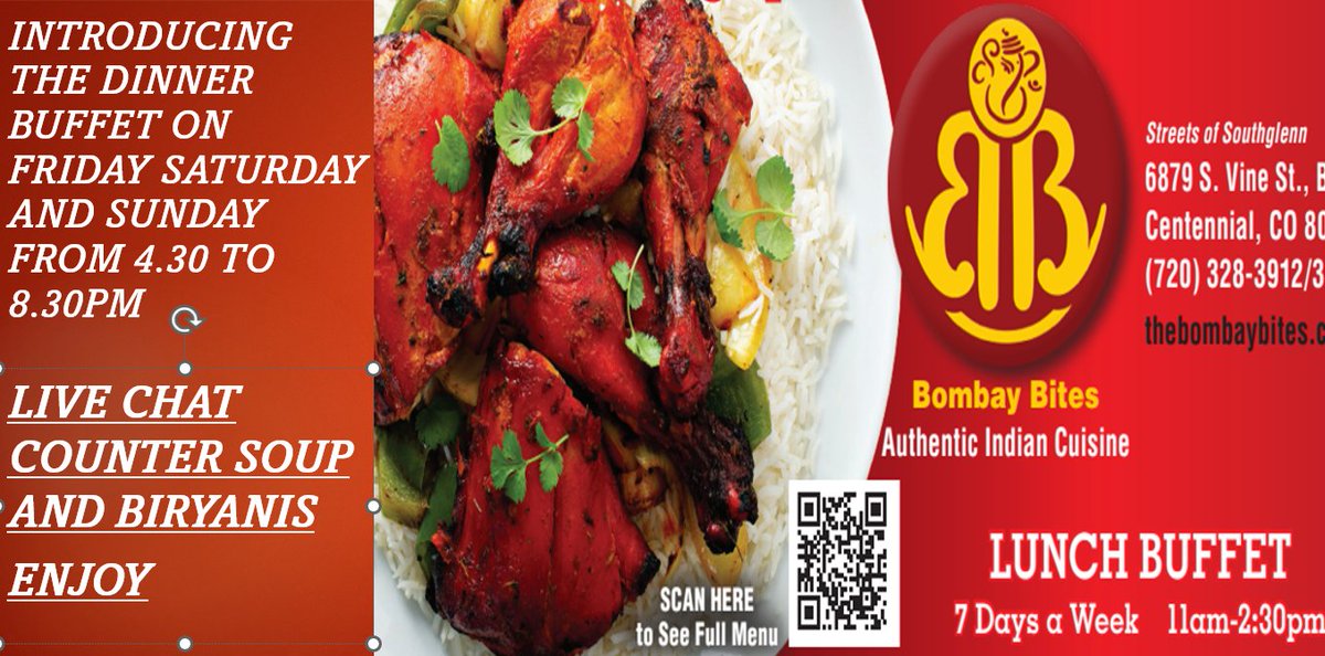 BombayBites1's tweet photo. bombay bites started the dinner buffet come enjoy friday saturerday anfd sunday https://t.co/dgu3x2NMi6